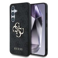 Guess Coque 4G Metal Logo Backcover Samsung Galaxy S25 - Noir