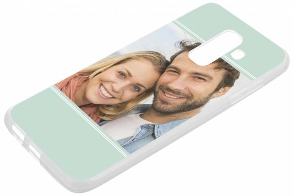 Concevez votre propre coque en gel Galaxy A6 Plus (2018) - Transparent