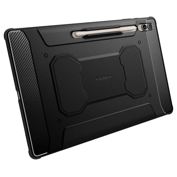 Spigen Coque tablette Rugged Armor Pro Samsung Galaxy Tab S9 Ultra - Noir