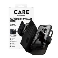 CARE by PanzerGlass Étui de télephone portefeuille Tango 2 en 1 avec MagSafe Apple iPhone 17 Pro - Noir