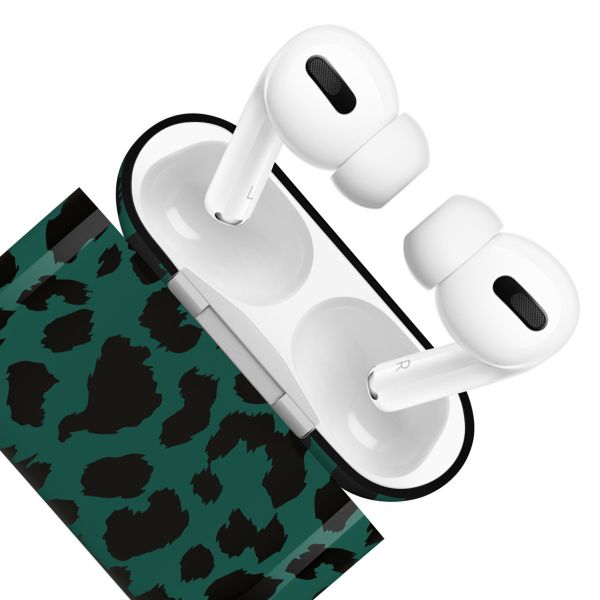 imoshion Coque Hardcover Design AirPods Pro - Green Leopard