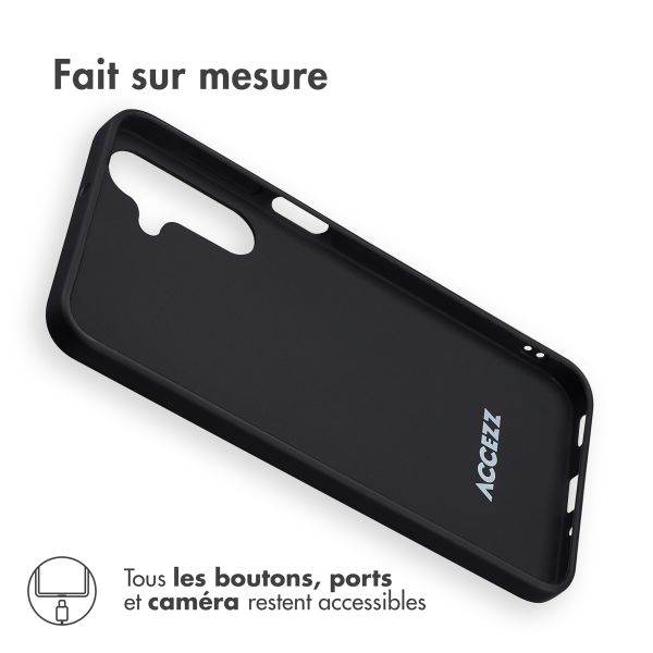 Accezz Coque Couleur Samsung Galaxy A16 5G - Noir