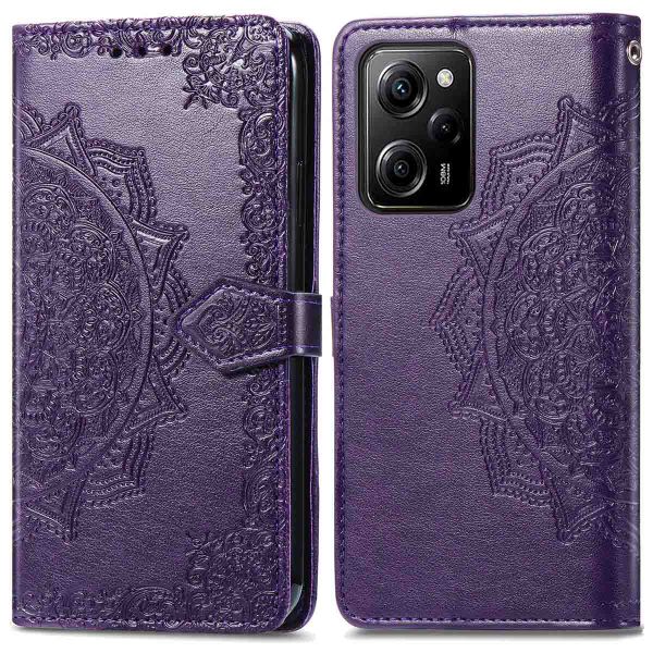 imoshion Etui de téléphone portefeuille Mandala Xiaomi Poco X5 Pro 5G - Violet