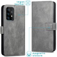 imoshion Étui de télephone portefeuille Samsung Galaxy A72 - Gris