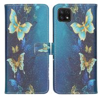 imoshion Coque silicone design Galaxy A22 (5G) - Blue Butterfly