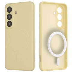 imoshion Coque Couleur avec MagSafe Samsung Galaxy S26 - Vanilla