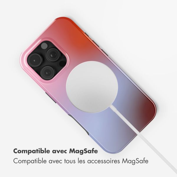 Selencia Coque arrière Vivid avec MagSafe Apple iPhone 16 Pro - Gradient Soft Blush