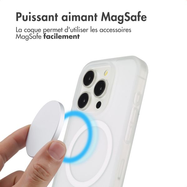 imoshion Coque Color Guard avec MagSafe iPhone 15 Pro - Blanc