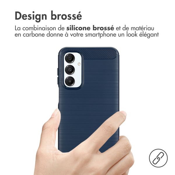 imoshion Coque Brushed Samsung Galaxy A16 - Bleu foncé