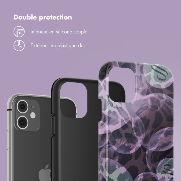 Selencia Coque arrière Vivid Tough iPhone 11 - Leo Bubble Green