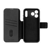 Decoded Portefeuille détachable 2 en 1 en cuir MagSafe Apple iPhone 17 Pro - Noir