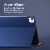 Accezz Housse Classic Tablet Stand iPad Air 13 pouces (2024) M2 - Bleu foncé