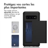 Coque arrière avec porte-cartes Samsung Galaxy S10 - Noir