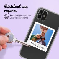 Coque personnalisée avec polaroid iPhone 11 - Transparent