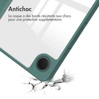 imoshion Coque tablette rigide Trifold iPad Samsung Galaxy Tab A9 8.7 pouces - Vert