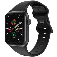 imoshion Bracelet en silicone⁺ Apple Watch Series 1 á 9 / SE (38/40/41 mm) | Series 10 (42 mm) - Noir - Taille S/M