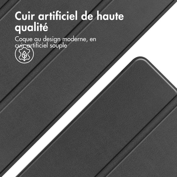 Accezz Coque tablette Trifold Lenovo Tab M10 5G - Noir