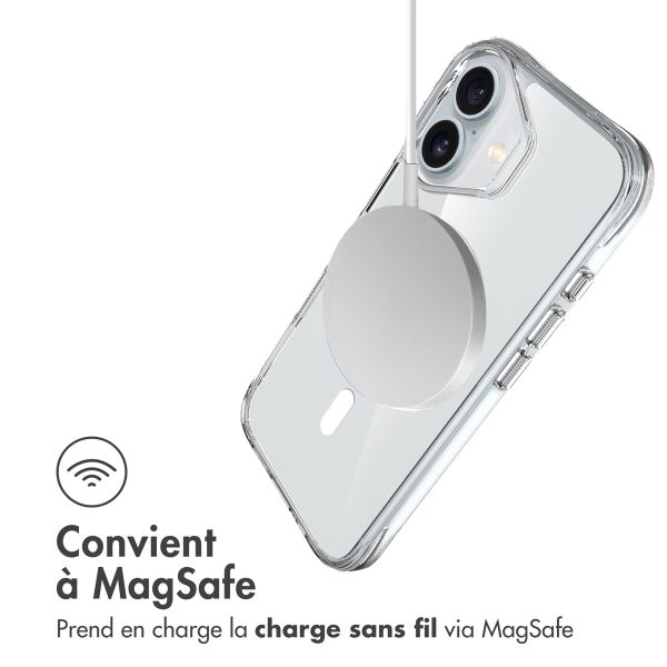 imoshion Coque Rugged Air MagSafe Apple iPhone 16 Plus - Transparent