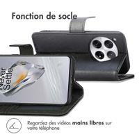 imoshion Étui de télephone portefeuille OnePlus 12 - Noir