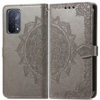 imoshion Etui de télephone Mandala Oppo A74 (5G) / A54 (5G) - Gris