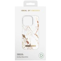 iDeal of Sweden Coque Fashion iPhone 15 Pro - Carrara Gold