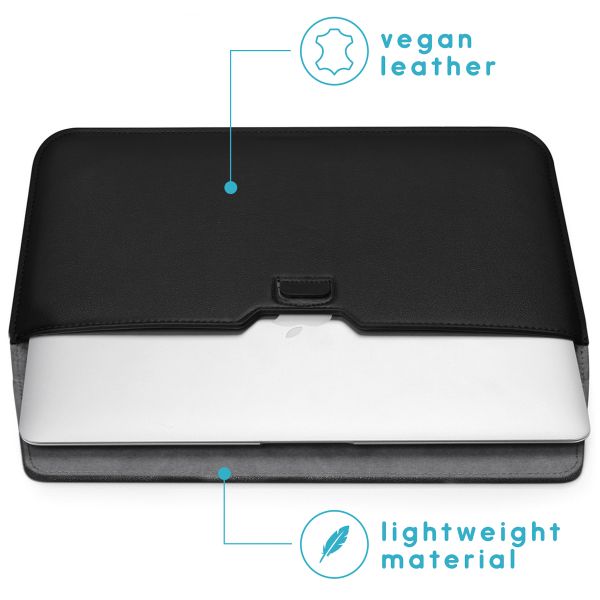 imoshion Sacoche en cuir vegan 15 pouces - Noir