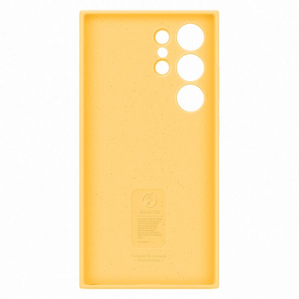 Samsung Original Coque en silicone Samsung Galaxy S24 Ultra - Yellow