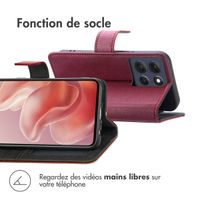 imoshion Étui de télephone portefeuille Motorola Moto G86 - Marron