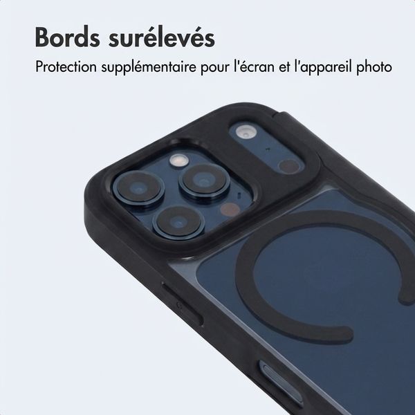 imoshion Bookcase transparente avec MagSafe Apple iPhone 17 Pro Max - Noir