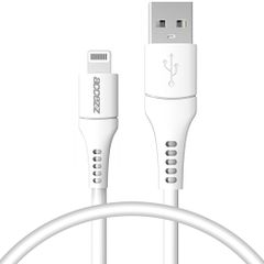 Accezz Câble Lightning vers USB - Certifié MFi - 0,2 mètres - Blanc