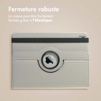 imoshion Coque tablette rotatif à 360° Apple iPad 9 (2021) 10.2 pouces / iPad 8 (2020) 10.2 pouces / iPad 7 (2019) 10.2 pouces - Gris