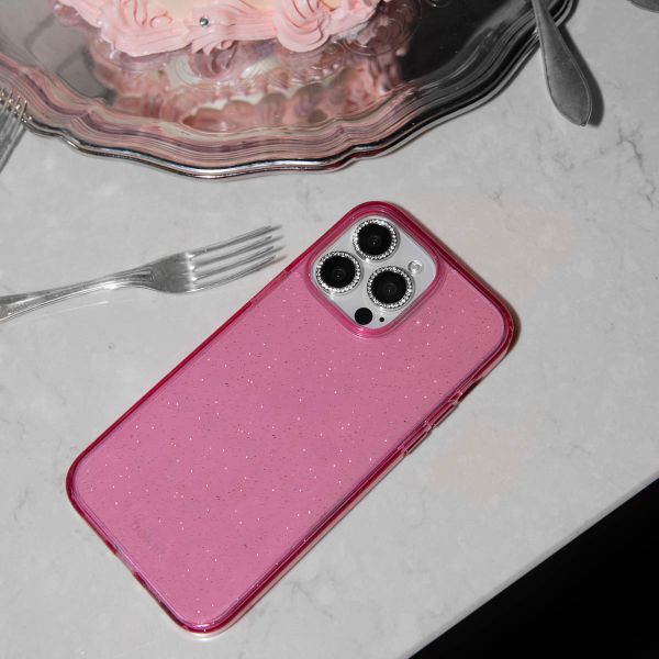 Holdit Coque Pailletée iPhone 13 / 14 / 15 - Pink