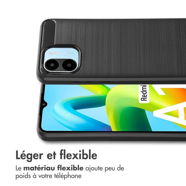 imoshion Coque Brushed Xiaomi Redmi A1 / A2 - Noir