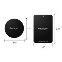 Spigen Plaques métalliques Kuel Car Mount - Noir