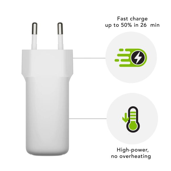 dbramante1928 re-charge | Chargeur Secteur - USB-C 45 watts - Blanc