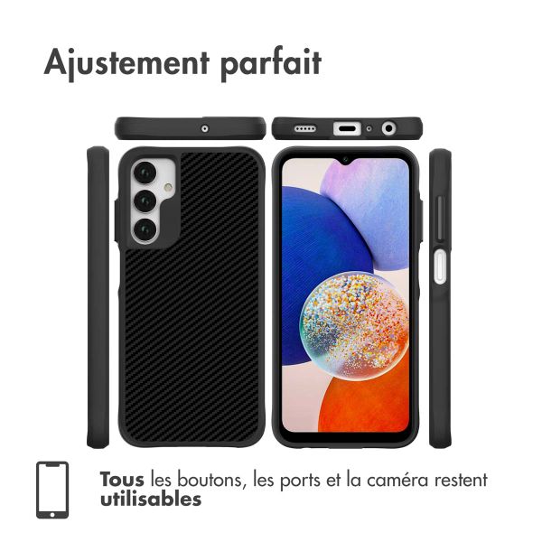 imoshion Rugged Hybrid Carbon Case Samsung Galaxy A25 (5G) - Noir