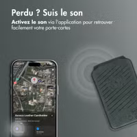 Accezz Portefeuille en cuir magnétique avec support - Compatible avec Apple Find My - Cedar Green