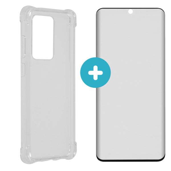 imoshion Coque anti-chocs + protection d'écran supérieure Samsung Galaxy S20 Ultra - Transparent