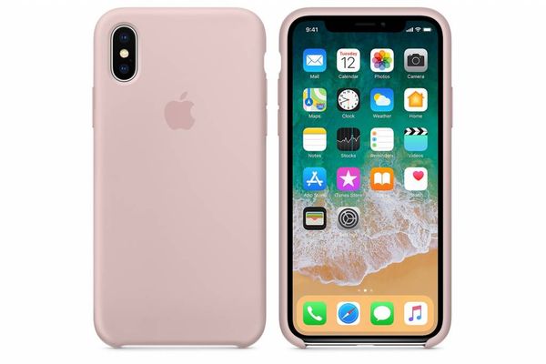 Apple Coque en silicone iPhone X - Pink Sand