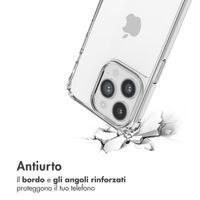imoshion Coque avec dragonne + bracelet Apple iPhone 14 Pro Max - Perles Cœurs
