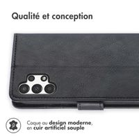 imoshion Étui de téléphone portefeuille Luxe Samsung Galaxy A13 (4G) - Noir