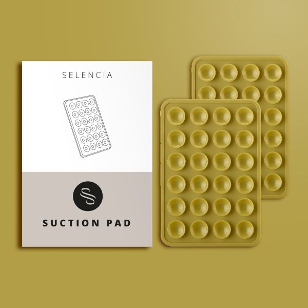 Selencia Pack de 2 Supports de téléphone à ventouse - Olive Dust