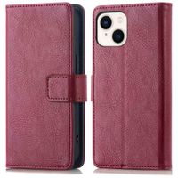 imoshion Étui de téléphone portefeuille Luxe iPhone 14 - Bordeaux