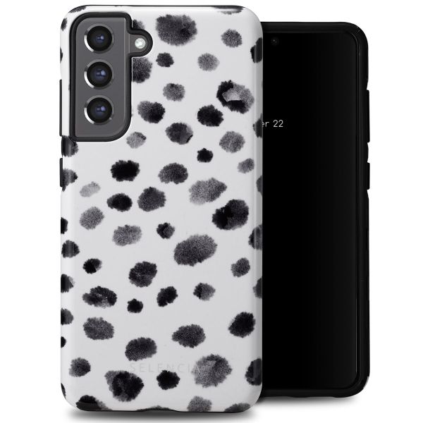 Selencia Coque arrière Vivid Tough Samsung Galaxy S21 FE - Trendy Leopard