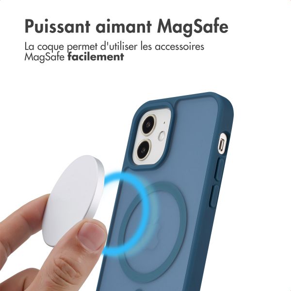 imoshion Coque Color Guard avec MagSafe iPhone 12 (Pro) - Bleu foncé