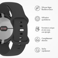 imoshion Bracelet en silicone Google Pixel Watch 3 - 45 mm - Taille S - Noir