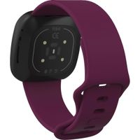 imoshion Bracelet silicone le Fitbit Versa 4 / 3 / Sense (2) - Rouge foncé