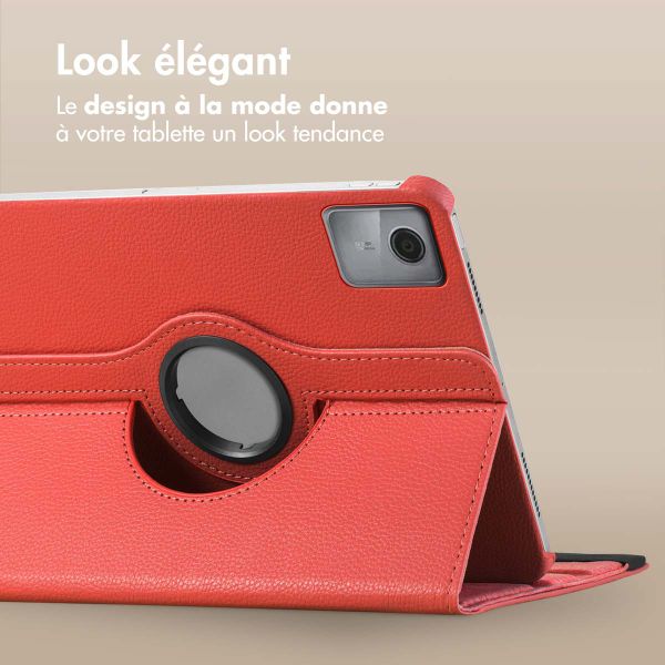 imoshion Coque tablette rotatif à 360° Lenovo Tab M11 - Rouge