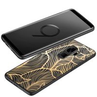 imoshion Coque Design Samsung Galaxy S9 - Feuilles / Noir