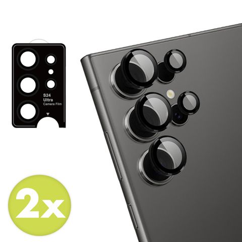 imoshion Lot de 2 protections d'objectif de caméra Samsung Galaxy S24 Ultra - Noir